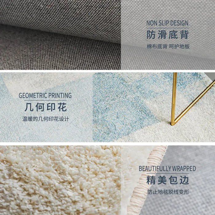 Nordic Concise Carpets for Living Room Modern Carpet Bedroom Home Luxury Decor Study Floor Geometric Rugs Dinning Tea Table Mat