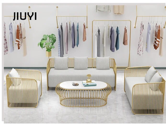 Clothing store Tieyi small sofa studio office double Nordic single ins net red simple modern furniture
