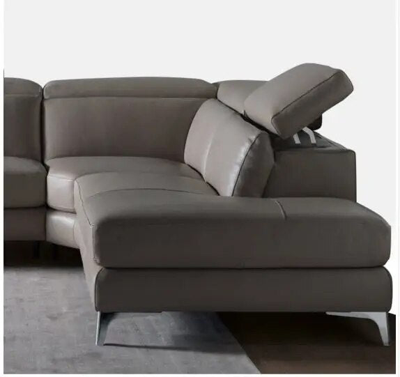 Electrical Reclining Functional Seat Genuine Cow Leather Sofa Cama Big Sofas Theater Seats Nordic Convertible Couch Bed Set Livi