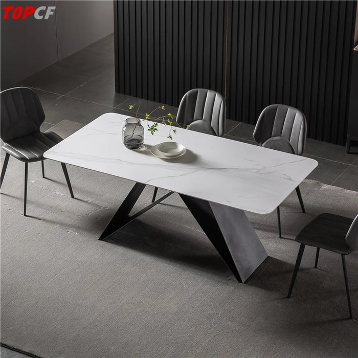 Marble Table Mesas De Comedor Dining Set Jantar Cocina A Manger Esstische Sillas Chaises Chair Tisch Furniture Luxury Style