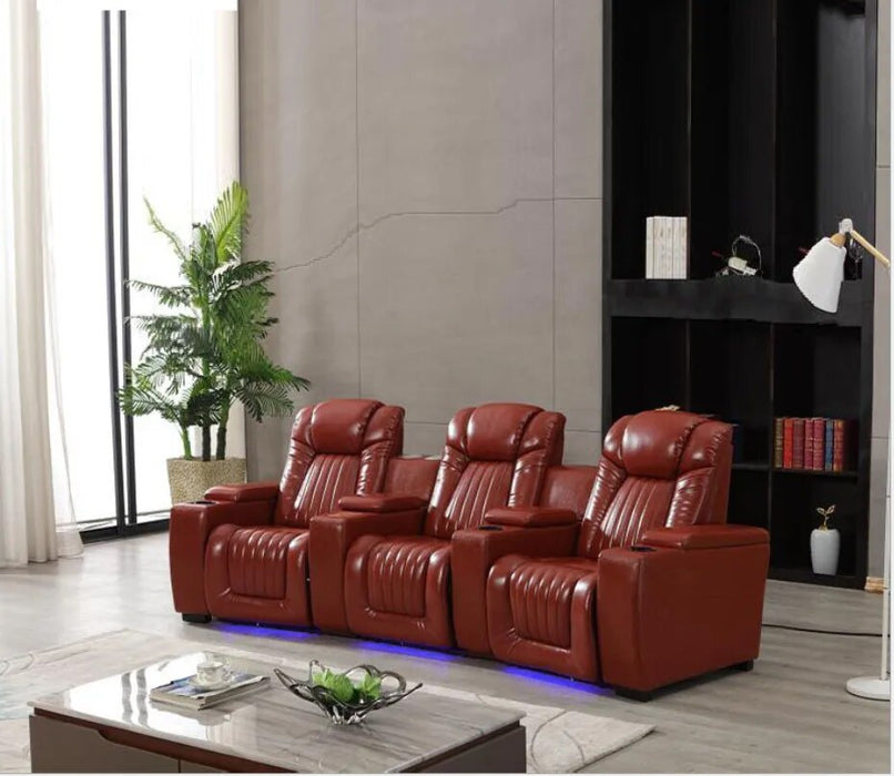living room Sofa set диван мебель кровать muebles de sala  electric recliner genuine leather sofa cama puff asiento sala 3 seat