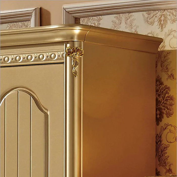 Five door wardrobe modern  European whole wardrobe French bedroom  furniture wardrobe p10059