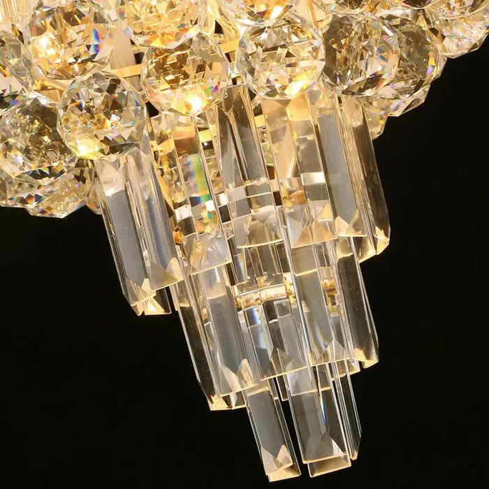 Modern Lustre Led Crystal Chandelier Lighting Led Pendant Lamp Bedroom Dining Room Hotel European Simple Light