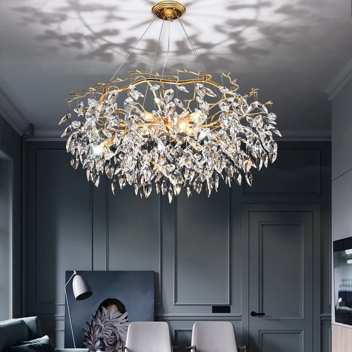 2022 New K9 crystal Chandelier Post-modern Nordic style LED lamp Living Room Hotel Lobby bedroom restaurant Decor Lighting