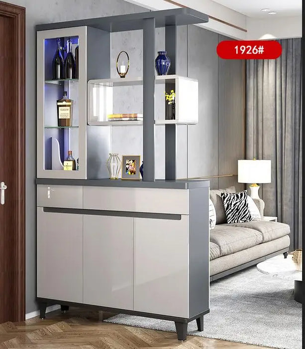 Entrance porch cabinet integrated partition wine cabinet modern simple living room entrance shoe cabinet decorative screen room