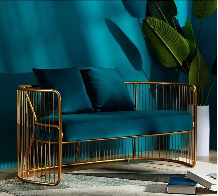 Tieyi sofa light luxury ins style web celebrity clothing shop studio small Nordic minimalist modern 123 sofa chair