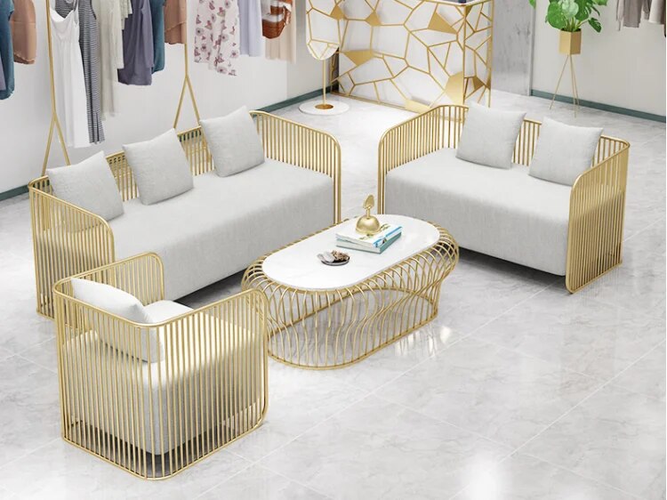 Clothing store Tieyi small sofa studio office double Nordic single ins net red simple modern furniture