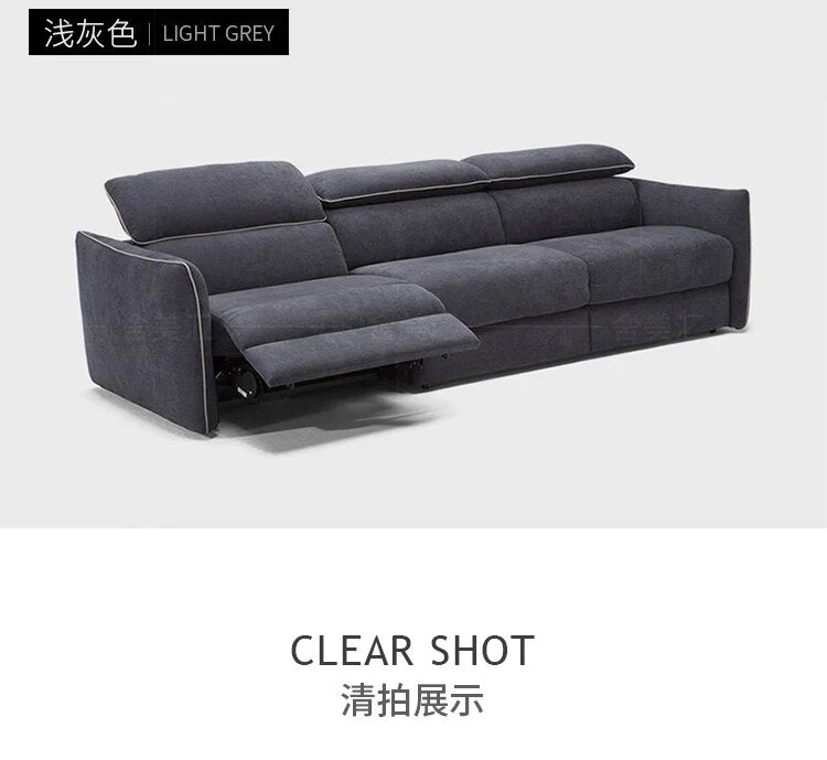 Living Room Sofa set 3 seater sofa recliner electrical couch linen fabric cloth sectional sofas muebles de sala moveis para casa