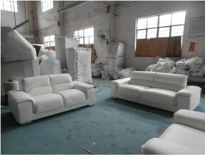 Living Room Sofa set minimalist modern sofa real genuine cow leather sectional sofa muebles de sala moveis para casa 1+2+3seater