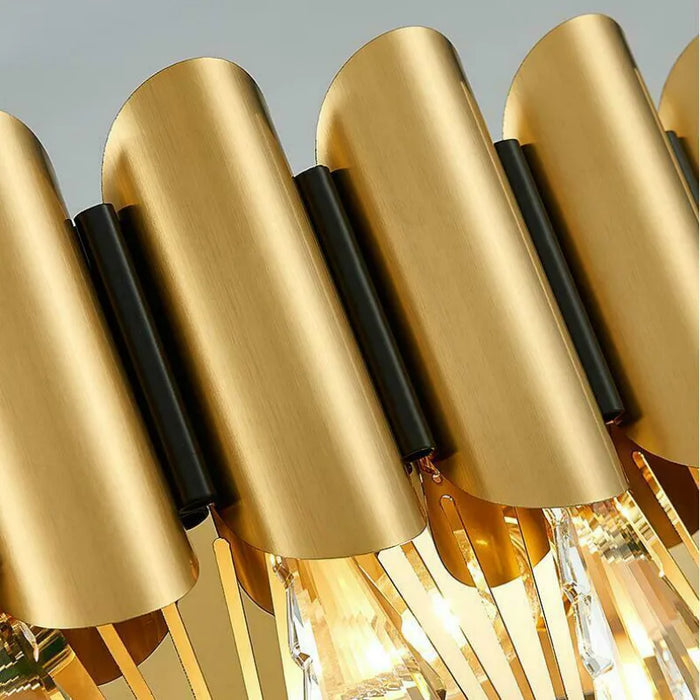 Simple Modern Art Crystal  Bedroom Chandelier Dining Room Clothing Shop Cafe Home  Decorate LED Lamp Fixture