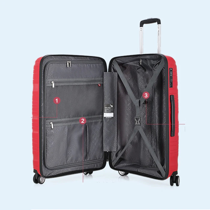19/24 Inch Travelling Luggage Suitcase for Men Travel Bag with Wheels Hard Case Suitcase Spinner Wheels Carry-on Luggage Case