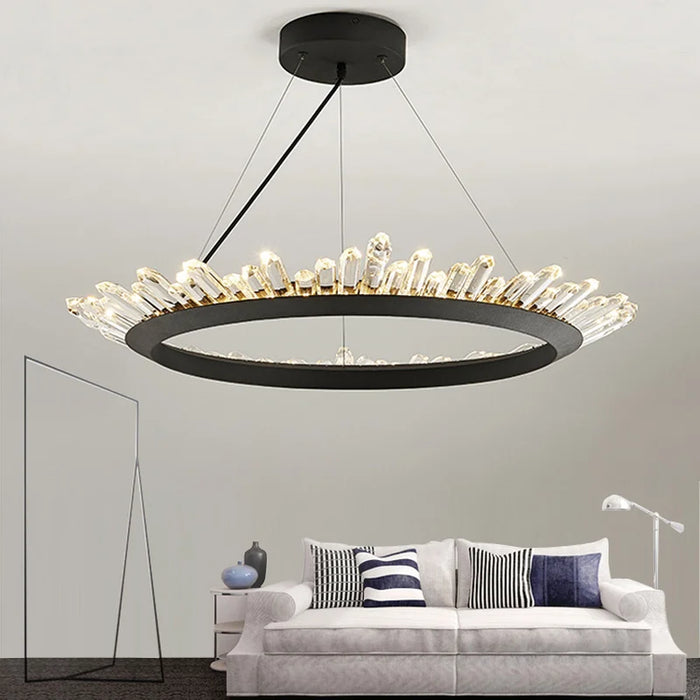 new brief design crystal chandelier modern lighting for living room dining room lustre crystal lampadari LED light