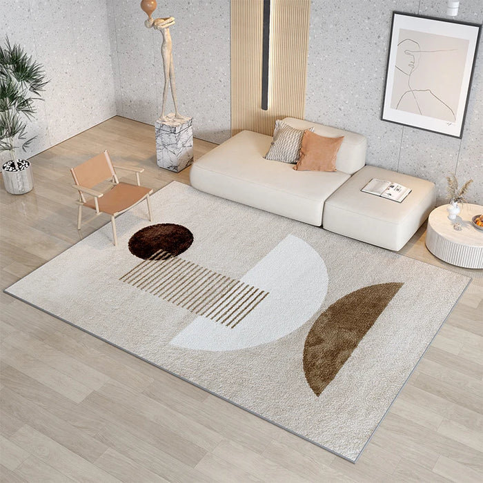 Modern Simple Living Room Carpet Soft Nordic Ins Fluffy Child Play Rug Shaggy Kid Room Carpet Rug for Bedroom Bedside Floor Mat