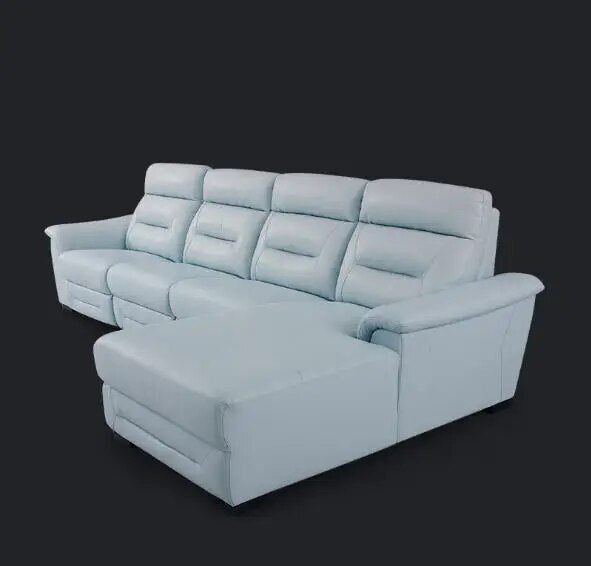 Living Room Sofa set L corner sofa recliner electrical couch genuine leather sectional sofas L muebles de sala moveis para casa