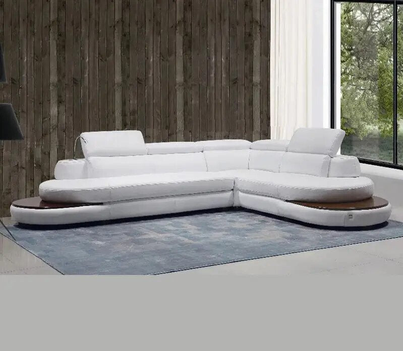 living room Sofa set диван мебель кровать muebles de sala L shape real genuine leather sofa cama puff asiento sala futon fashoin