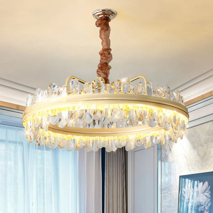 Luxury Crystal Chandelier For Living Room Bedroom Dining Room Lamp Simple Postmodern 2021 New Chandelier Light Fixtures