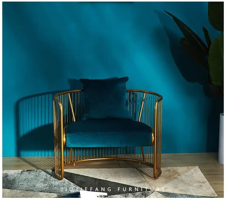 Tieyi sofa light luxury ins style web celebrity clothing shop studio small Nordic minimalist modern 123 sofa chair