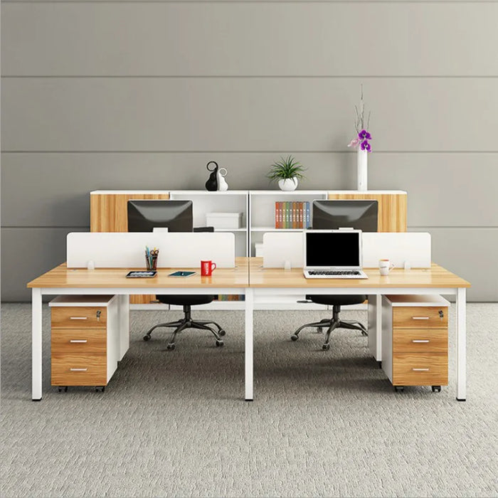 Office furniture staff single card position office desk and chair combination computer desk staff position