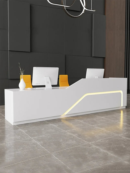 Reception Desk Simple Modern Beauty Salon Cashier Hotel Welcome
