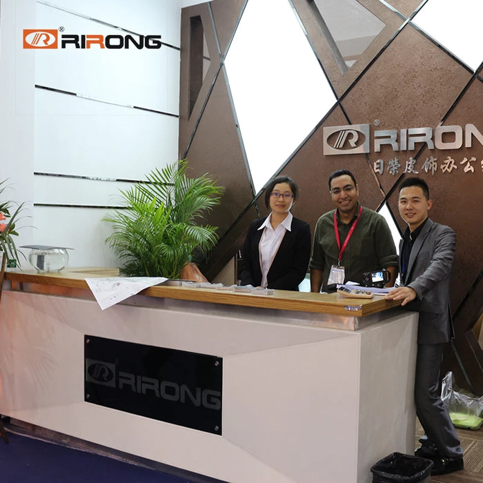 200cm Modern Square I Shape Small Wooden Steel Custom Office Salon Reception Counter Table Desk