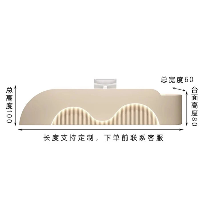 Store Shopping Reception Desk Cash Modern Display Front Beauty Reception Desk Salon Comptoir De Caisse Boutique Shop Furniture