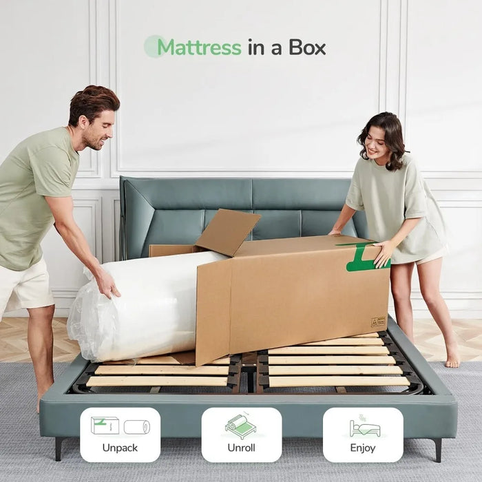 Memory Foam Mattress Queen Size 10 Inch Mattresses Cooling Queen Size Mattress in a Box for Back Pain Relief Beds and Furniture