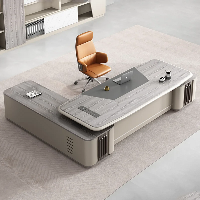 Floor Modern Office Desks Drawers Executive Standing Living Room Computer Desks Study L Shape Gaming Mesa Escritorio Furniture