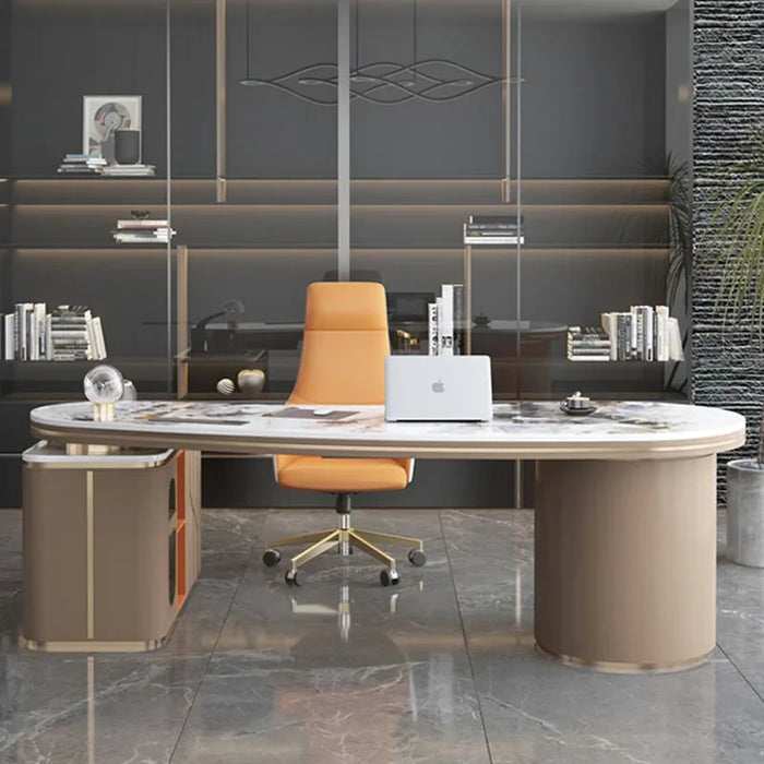 Executive Office Desk Luxury Bedroom Storage Desktop Writing Desk Study Conference Corner Scrivania Con Cassetti Home Furniture