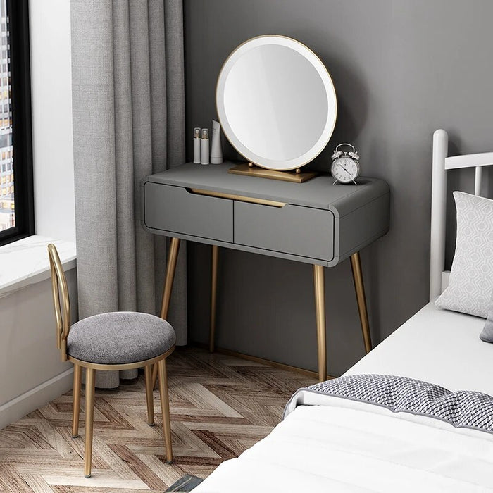 Vanity Makeup Dressing Table Toilet  Mirror Comfortable Luxury Mobile Dresser Drawers Tocador Mueble Maquillaje Women Furniture