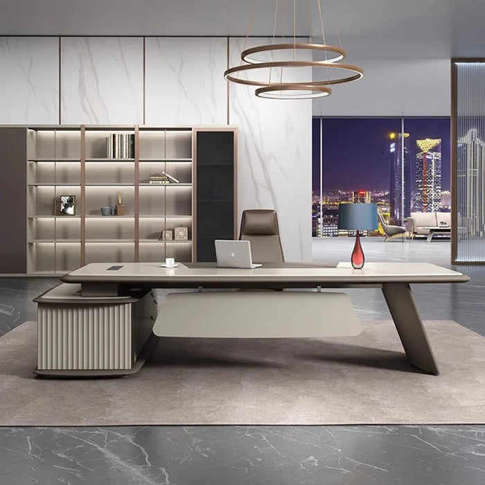 Drawers Laptop Office Desk Filing Corner Drafting Standing Luxury Office Desk Meeting Silla Escritorio High End Furniture HDH