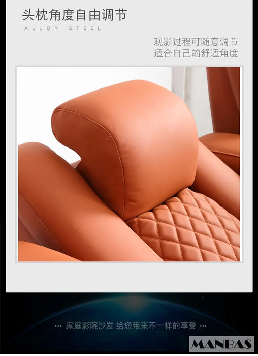 Linlamlim Dual Motors Electric Recliner Sofa Seating Room Living Room Sofa Set Furniture Theater Seats Electric Massage Chair