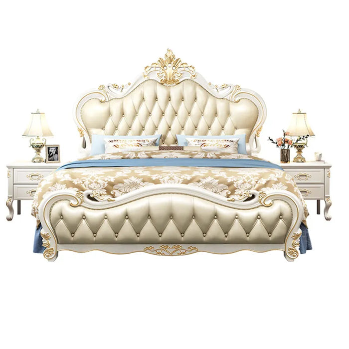 Nordic Unique Bedrooms Bed Under Storage Queen Cheap Upholstered King Bed Luxury Princess Letto Matrimoniale Bedroom Furniture