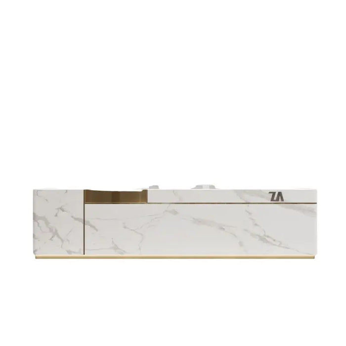 Luxury Cabinet Reception Desk Bar Counter Stand Beauty Store Spa Checkout Simple Conference Console Theke Rezeption Furniture