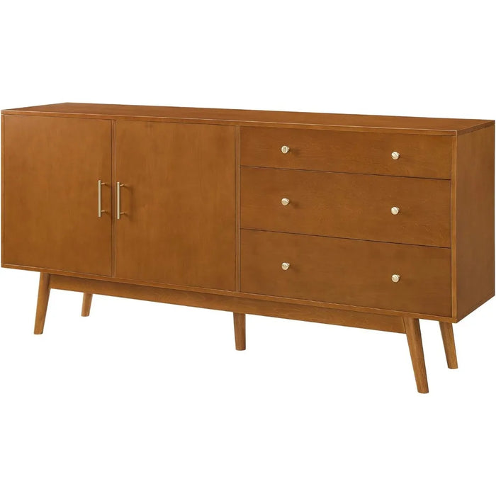 Cabinet Kitchen Cabinets Modern Wood Kitchen Buffet Sideboard Entryway Serving Storage Cabinet Doors-Dining Room Console Home