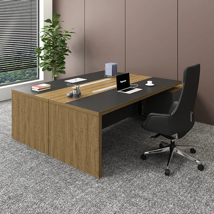 Nordic Computer Office Desk Elegant Executive Aesthetic Work Designer Ideas Wooden Desk Tables Set Muebles De Oficina Furniture