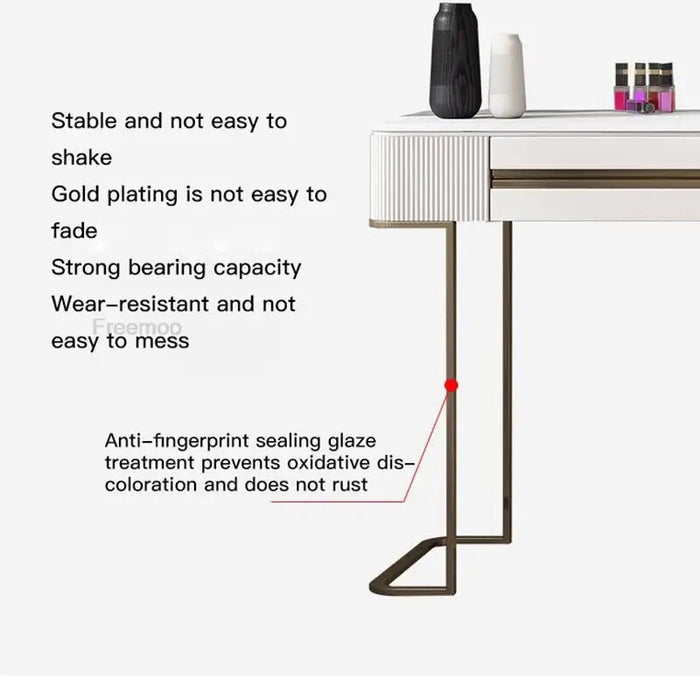Solid Vanity Makeup Dressing Table Bedroom Mirror Comfortable Modern Luxury Dresser Tables Cabinets Kommode Vanity Accessories