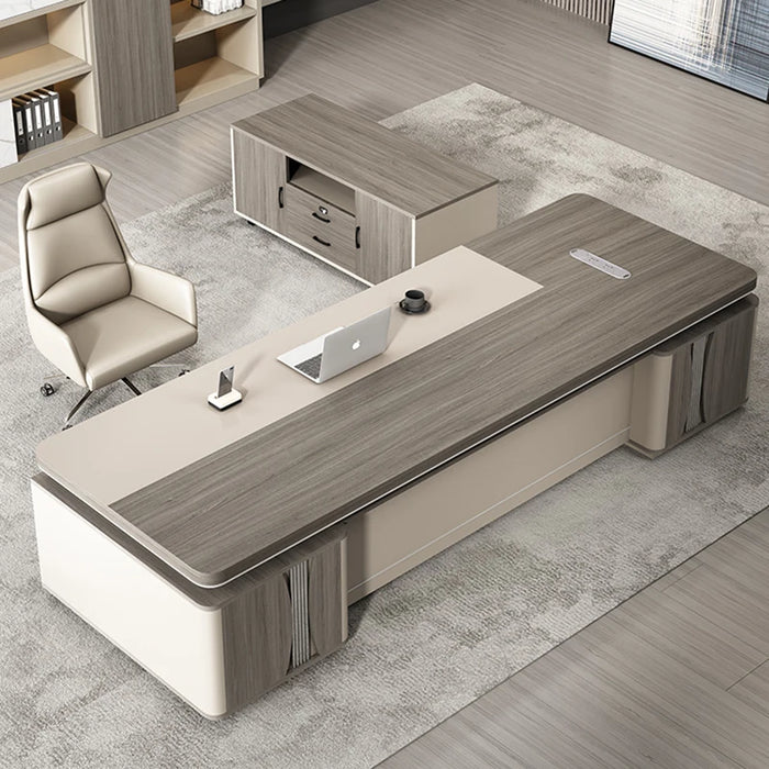 Boss Desk Simple Modern Fashionable Light Luxury CEO Office Furniture Desk Combination Manager Single Boss Desk Combination