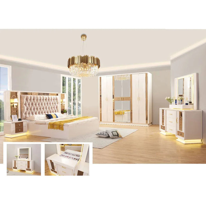 Luxury Classical European style furniture bedroom sets antique royal king home furniture bedroom set