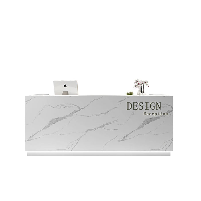Commercial Conference Reception Desk Beauty Display Simple Cabinet Hotel Advisory Reception Desk Hotel Escritorio Furniture
