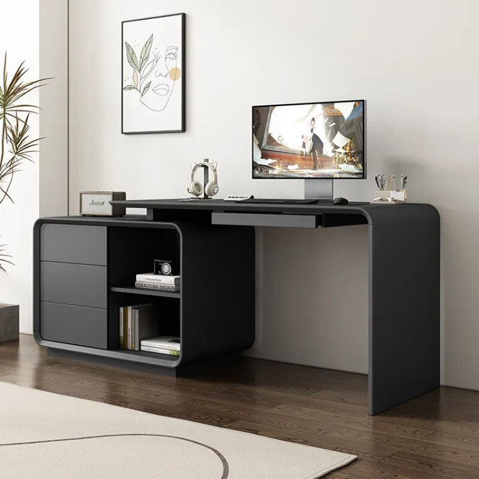 Living Room Luxury Office Desks Italian Simplicity Modern Design Office Desks Adjustable Computer Escritorio Furniture QF50OD