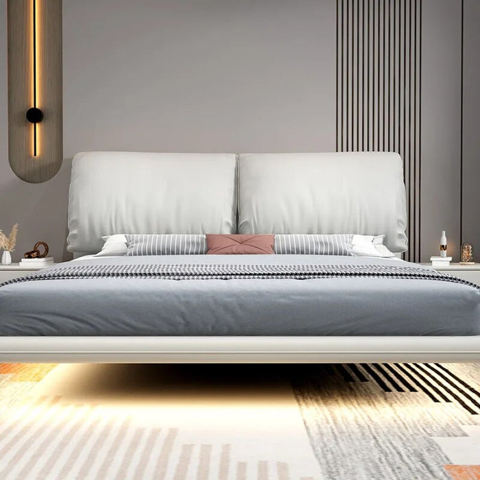 Modern Nordic Double Bed Quilt Designer Waterproof King Size Bed Frame Queen Size Multifunctional Lit Furniture For Bedroom