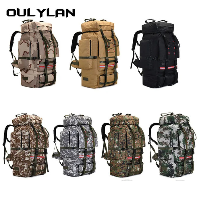 130L Extra Large Backpack Super Capacity Luggage Outdoor Travel Bag Tent Camping Rescue  Backpack for men and women