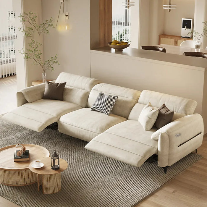 White Accent Sofa Living Room Modern Comfortable Electric Sofa Luxury Comfortable Fauteuil Relax Living Room Sofa Set Furniture