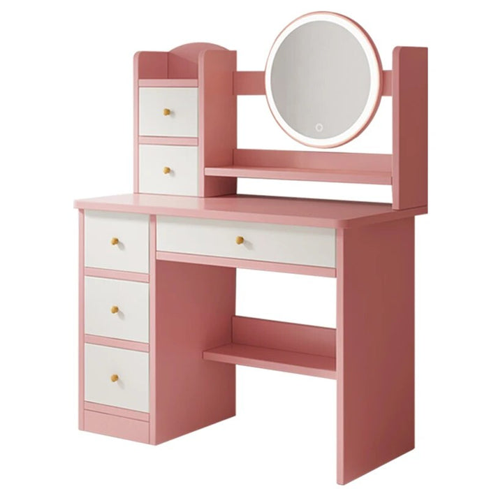 Fashion White Vanity Desk Stool Mirror Makeup Bedroom Commodes Vanity Desk Comfortable Armoires De Salon Garden Furniture Sets