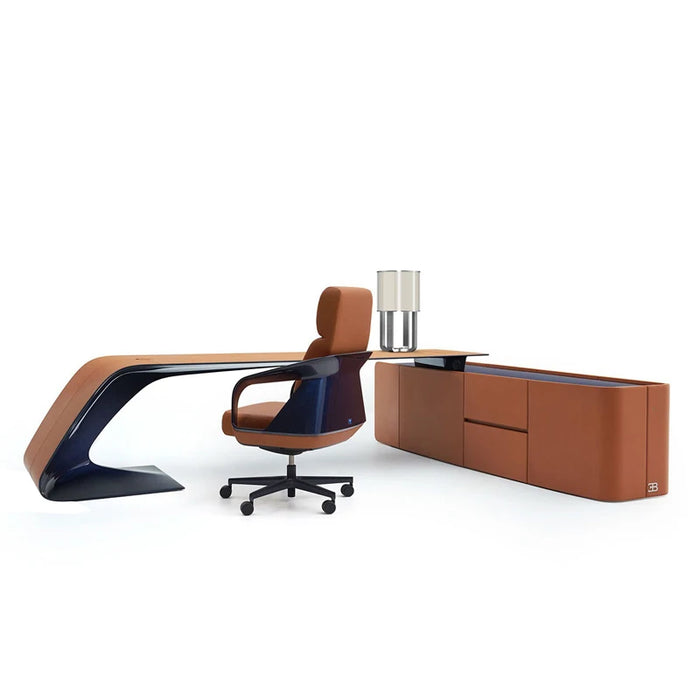 Italian-style desk home writing table paint designer high-end fashion light luxury desk
