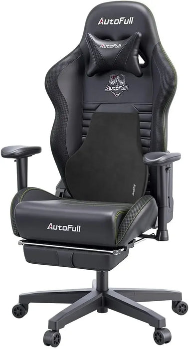 C3 Gaming Chair Office Chair Ergonomics Lumbar Support Racing Style PU Leather High Back Adjustable Swivel Task Chair