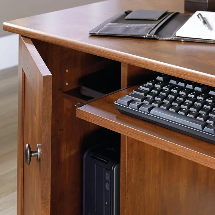 Computer Desk Brushed Maple Finish Freight Free Table Study Writing Office Furniture