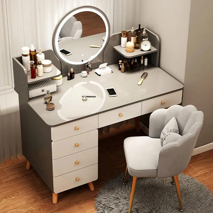 Storage Chair Dressing Table Lacquer Organizer Toilet Dressing Table Vanity Sofas Living Room Meuble De Chambre Home Furniture