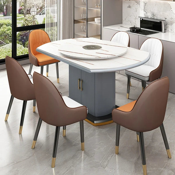 Nordic Dining Table Combination Living Room Home Square Table Modern Designer Luxury Muebles Para Cocina Kitchen Furniture