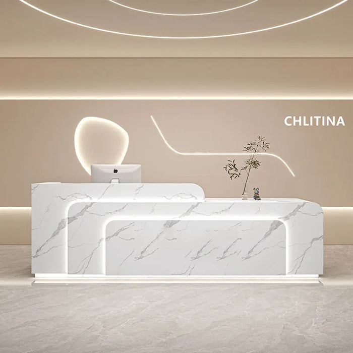 Cashier Reception Desk Beauty Salon Cash Register Table Modern Futuristic Desk Commercial Cocktail Bar Counter Muebles Furniture